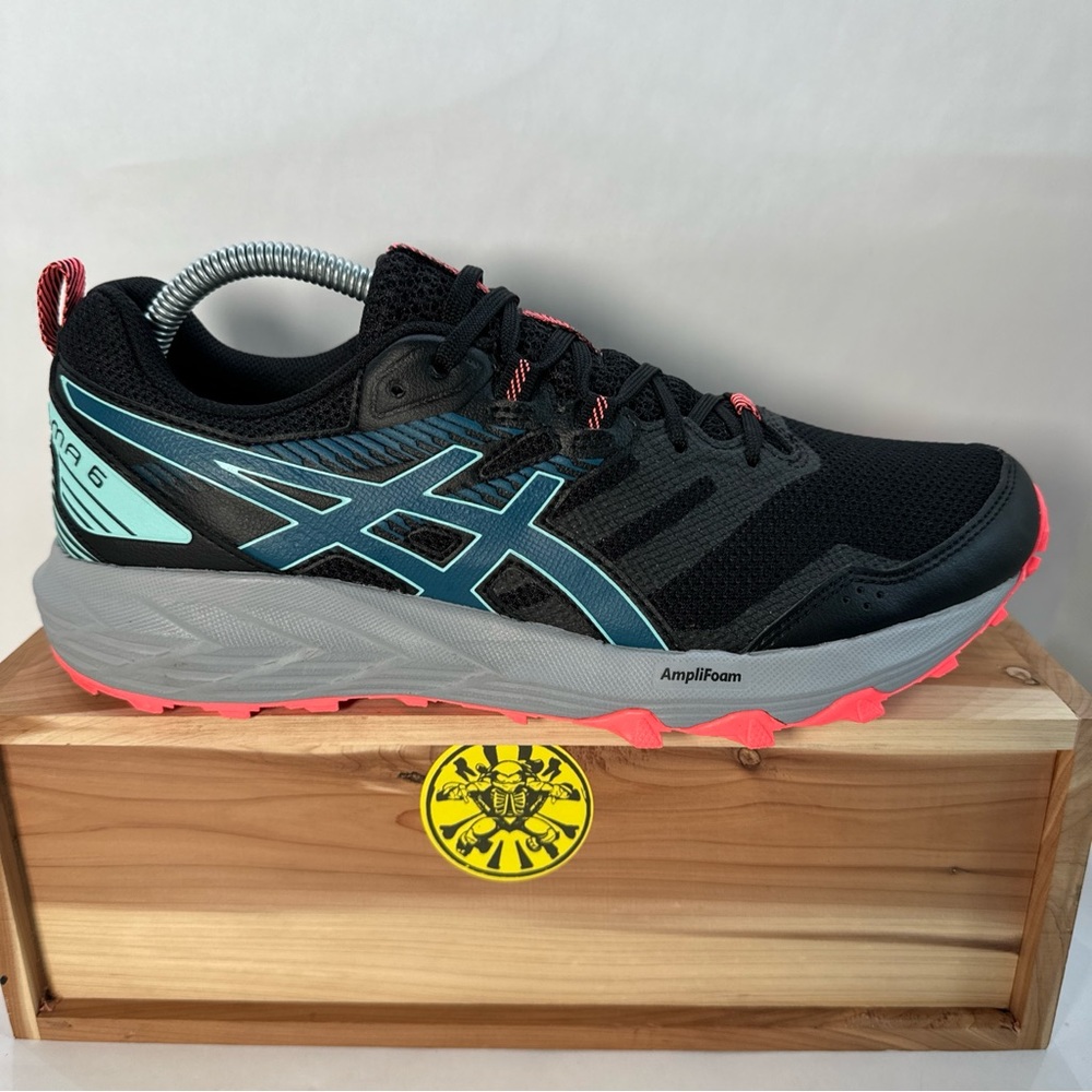 ASICS GEL-SONOMA 6 Black / Grey Running Shoes 1012A922 Women’s Size 10